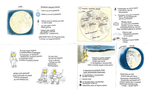 Мишка Бруно летит на Луну. Ингвес Гунилла